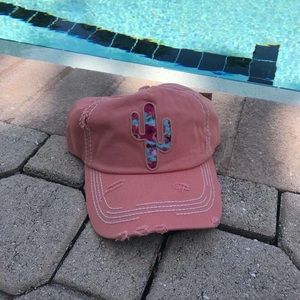 Brand new coral hat